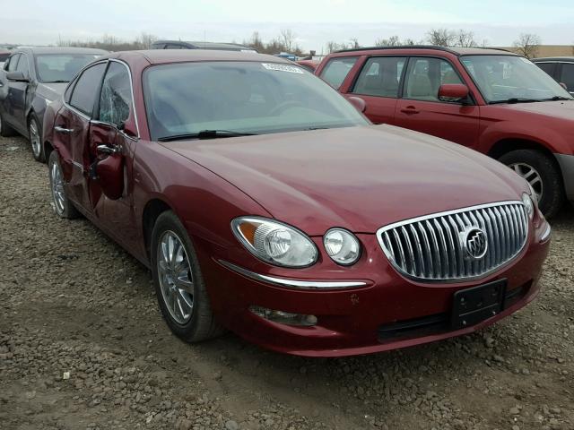 2G4WD582181179145 - 2008 BUICK LACROSSE C BURGUNDY photo 1