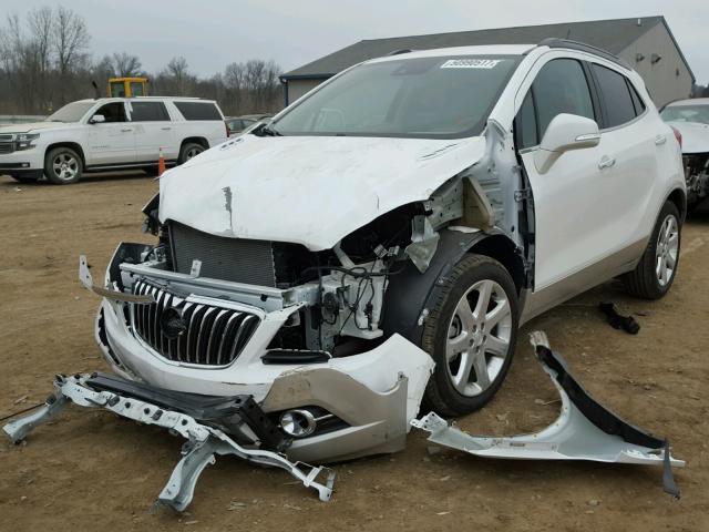 KL4CJDSB0FB238230 - 2015 BUICK ENCORE PRE WHITE photo 2