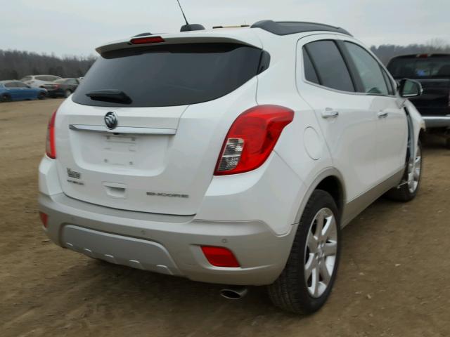 KL4CJDSB0FB238230 - 2015 BUICK ENCORE PRE WHITE photo 4