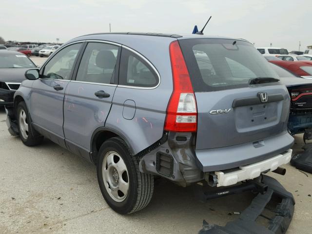 JHLRE48368C015484 - 2008 HONDA CR-V LX BLUE photo 3