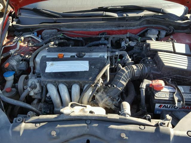 1HGCM71656A012419 - 2006 HONDA ACCORD EX RED photo 7