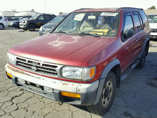 JN8AR05Y0TW005522 - 1996 NISSAN PATHFINDER RED photo 2