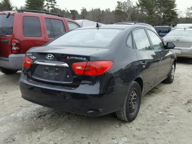 KMHDU4AD6AU827778 - 2010 HYUNDAI ELANTRA BL BLACK photo 4