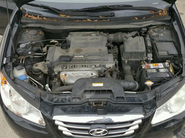 KMHDU4AD6AU827778 - 2010 HYUNDAI ELANTRA BL BLACK photo 7