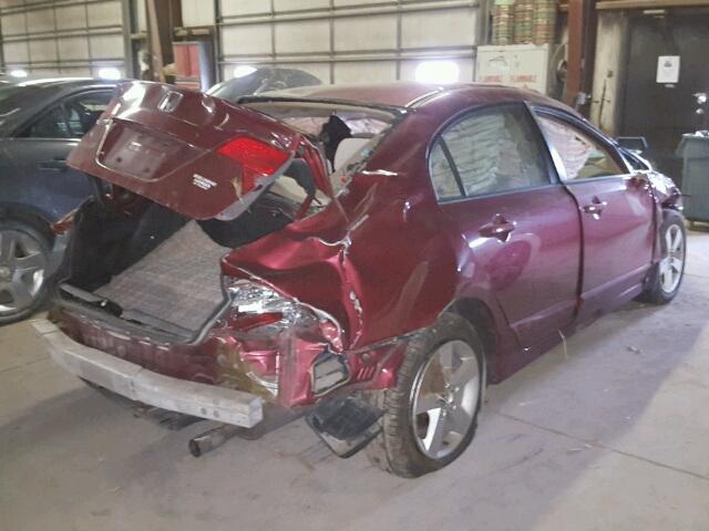 1HGFA168X6L077736 - 2006 HONDA CIVIC EX ბურგუნდია ფოტო 4