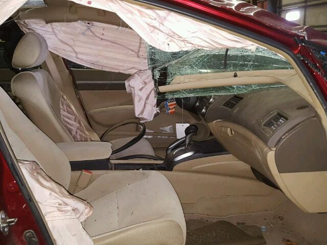 1HGFA168X6L077736 - 2006 HONDA CIVIC EX ბურგუნდია ფოტო 5