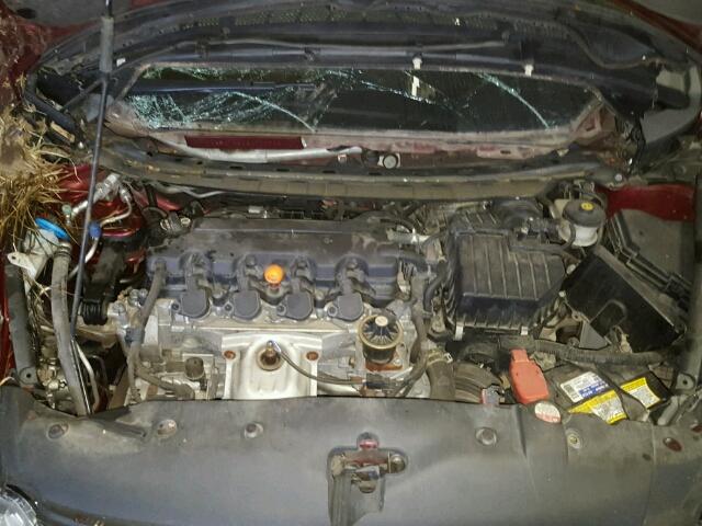 1HGFA168X6L077736 - 2006 HONDA CIVIC EX ბურგუნდია ფოტო 7