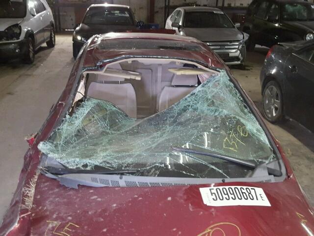 1HGFA168X6L077736 - 2006 HONDA CIVIC EX ბურგუნდია ფოტო 9