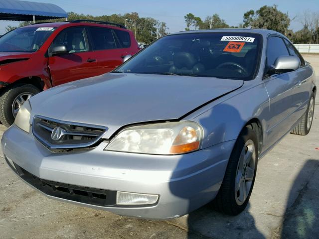 19UYA42611A007822 - 2001 ACURA 3.2CL TYPE SILVER photo 2