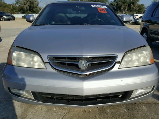 19UYA42611A007822 - 2001 ACURA 3.2CL TYPE SILVER photo 9