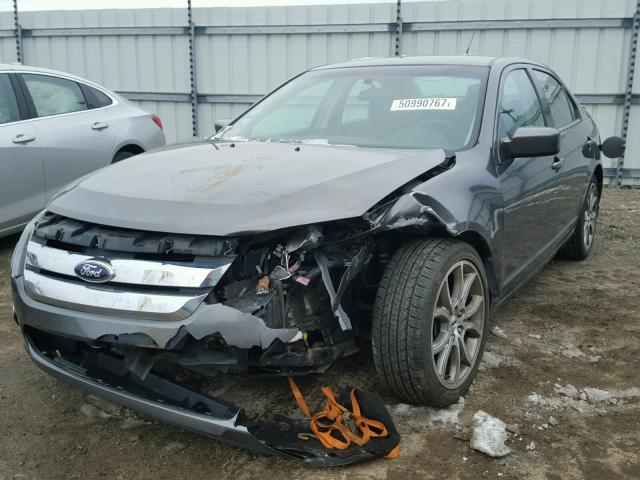 3FAHP0HA8AR205830 - 2010 FORD FUSION SE GRAY photo 2