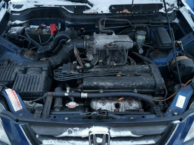 JHLRD1863WC055904 - 1998 HONDA CR-V EX BLUE photo 7