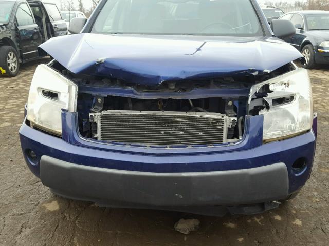 2CNDL63F756120190 - 2005 CHEVROLET EQUINOX LT BLUE photo 9