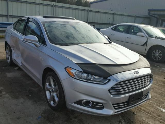 3FA6P0HR3DR101991 - 2013 FORD FUSION SE SILVER photo 1