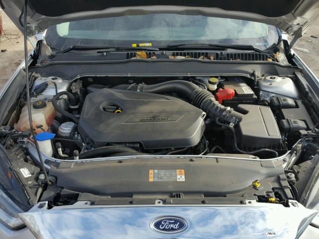 3FA6P0HR3DR101991 - 2013 FORD FUSION SE SILVER photo 7