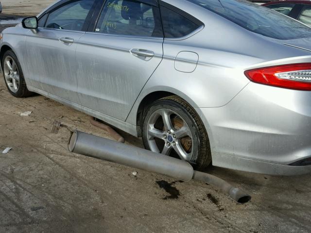 3FA6P0HR3DR101991 - 2013 FORD FUSION SE SILVER photo 9