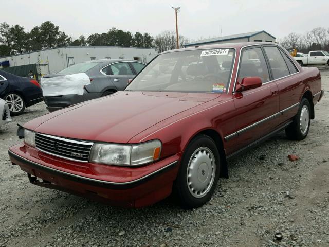 JT2MX83E3K0009189 - 1989 TOYOTA CRESSIDA L RED photo 2