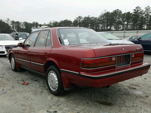 JT2MX83E3K0009189 - 1989 TOYOTA CRESSIDA L RED photo 3