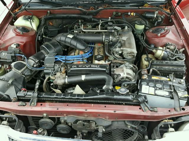 JT2MX83E3K0009189 - 1989 TOYOTA CRESSIDA L RED photo 7