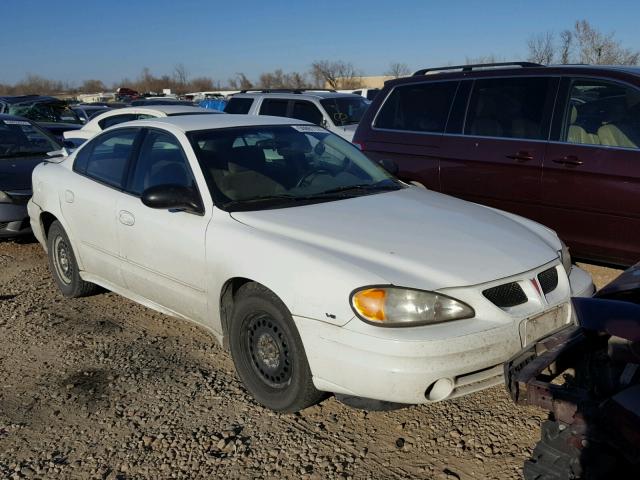 1G2NE52E15M217350 - 2005 PONTIAC GRAND AM S WHITE photo 1