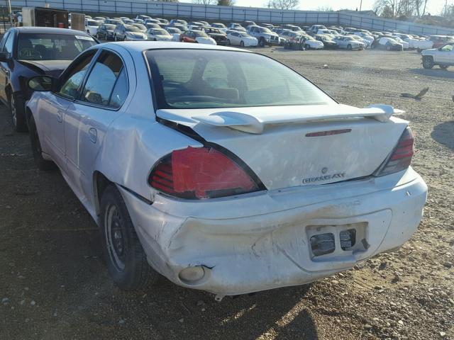 1G2NE52E15M217350 - 2005 PONTIAC GRAND AM S WHITE photo 3