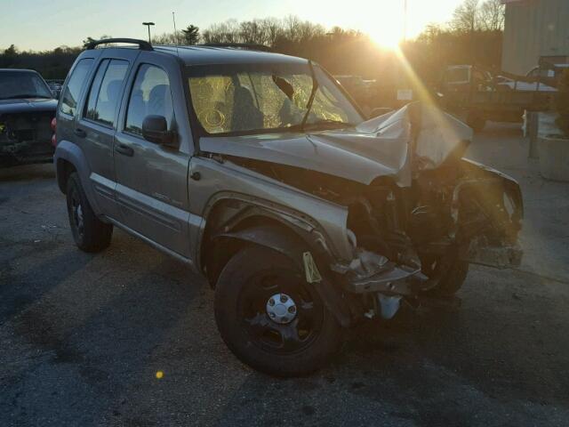 1J8GL48K03W692449 - 2003 JEEP LIBERTY SP GRAY photo 1