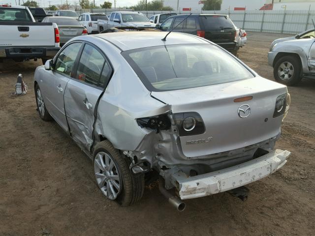 JM1BK32FX71606495 - 2007 MAZDA 3 I SILVER photo 3