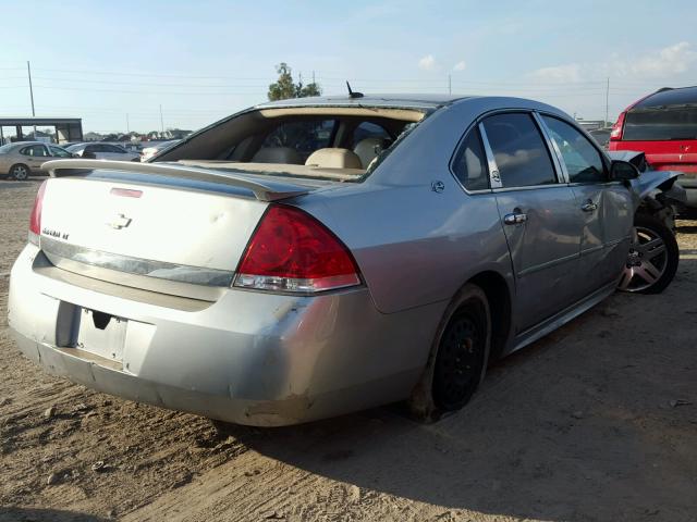 2G1WB5EN6A1184414 - 2010 CHEVROLET IMPALA LT SILVER photo 4