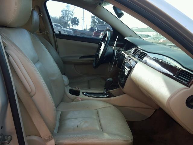 2G1WB5EN6A1184414 - 2010 CHEVROLET IMPALA LT SILVER photo 5