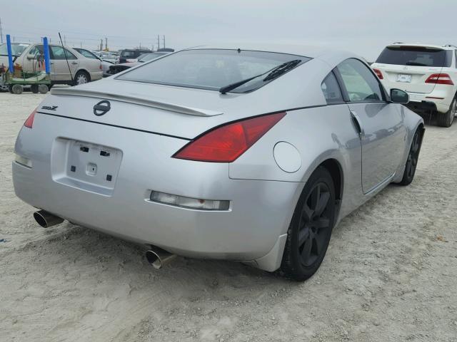 JN1AZ34D33T103220 - 2003 NISSAN 350Z COUPE SILVER photo 4