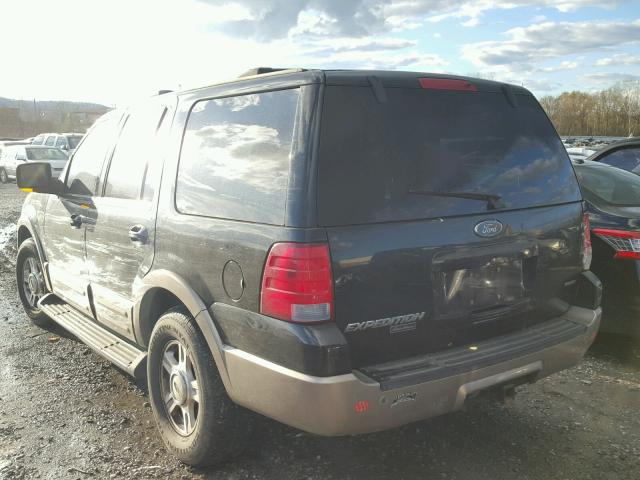 1FMFU18L13LA52349 - 2003 FORD EXPEDITION BLACK photo 3