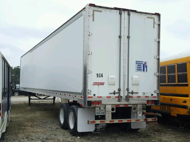 1GRAA06235B707394 - 2005 GREAT DANE TRAILER SEMI TRAIL WHITE photo 3