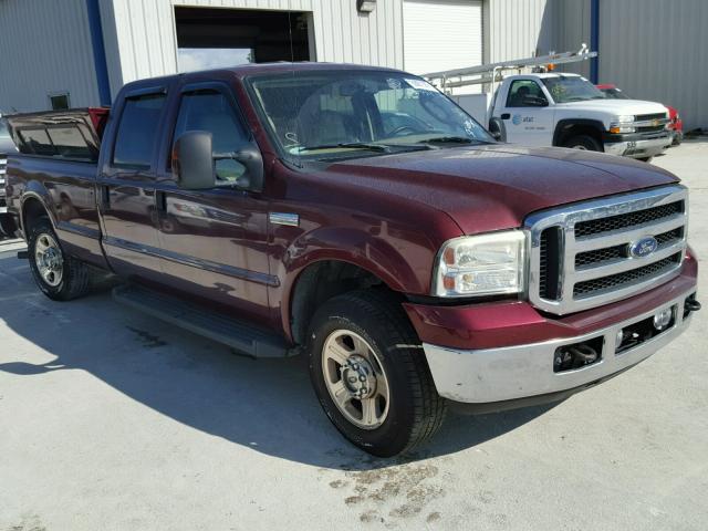 1FTSW20566EB52617 - 2006 FORD F250 SUPER BURGUNDY photo 1