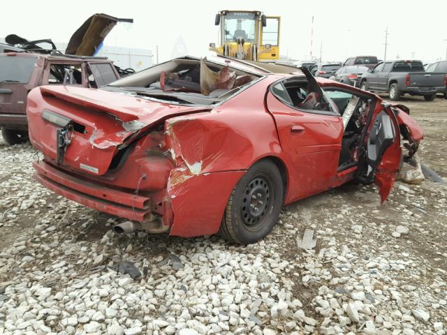 2G2WP552081105848 - 2008 PONTIAC GRAND PRIX წითელი ფოტო 4