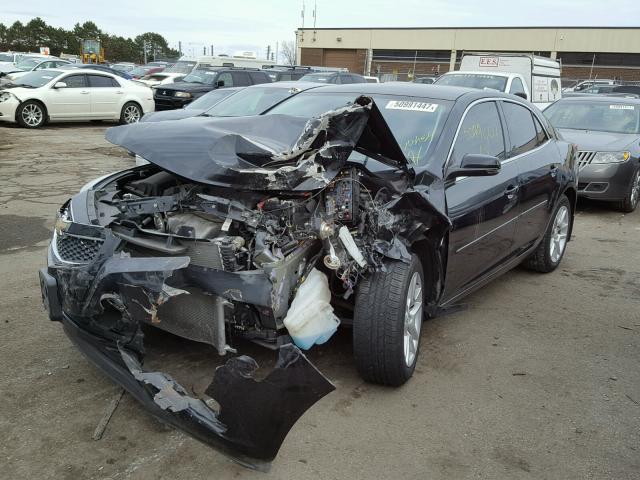 1G11C5SA1DF322639 - 2013 CHEVROLET MALIBU 1LT BLACK photo 2