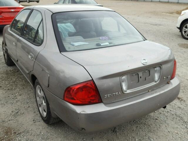 3N1CB51D26L613015 - 2006 NISSAN SENTRA 1.8 GRAY photo 3