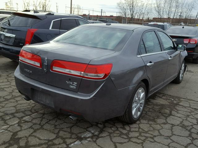 3LNHL2JC6CR818993 - 2012 LINCOLN MKZ GRAY photo 4