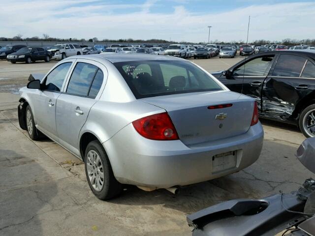 1G1AT58H297121127 - 2009 CHEVROLET COBALT LT SILVER photo 3