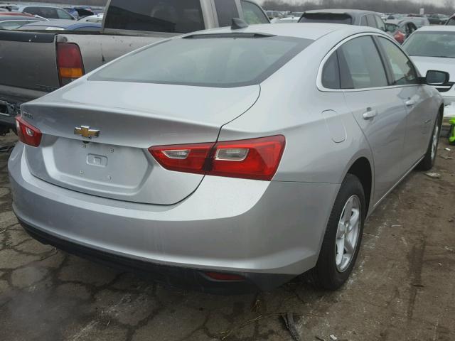 1G1ZB5ST2HF178550 - 2017 CHEVROLET MALIBU LS SILVER photo 4