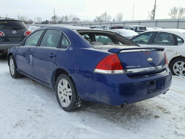 2G1WU581369178808 - 2006 CHEVROLET IMPALA LTZ BLUE photo 3