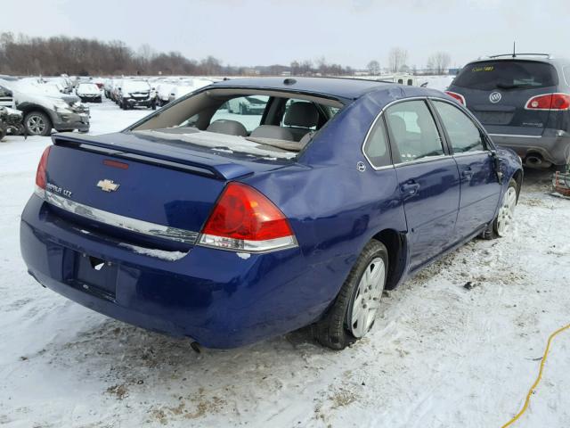 2G1WU581369178808 - 2006 CHEVROLET IMPALA LTZ BLUE photo 4