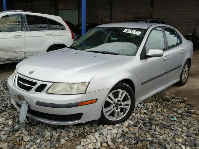 YS3FD45YX61016500 - 2006 SAAB 9-3 BASE SILVER photo 2