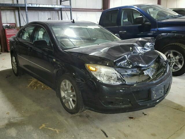 1G8ZS57N28F136696 - 2008 SATURN AURA XE BLACK photo 1