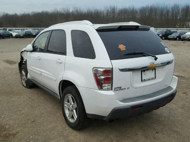 2CNDL63F666200212 - 2006 CHEVROLET EQUINOX LT WHITE photo 3