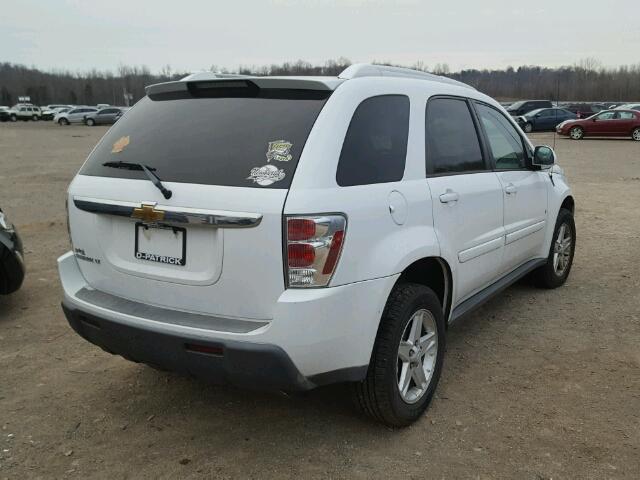 2CNDL63F666200212 - 2006 CHEVROLET EQUINOX LT WHITE photo 4