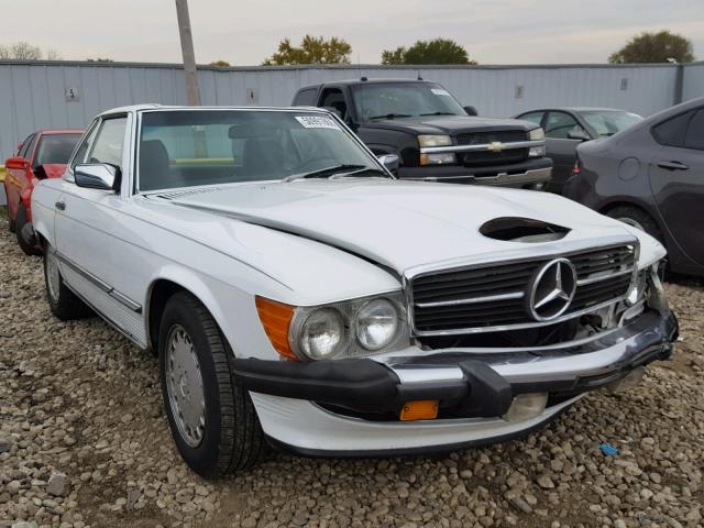 WDBBA48D2HA056868 - 1987 MERCEDES-BENZ 560 SL WHITE photo 1