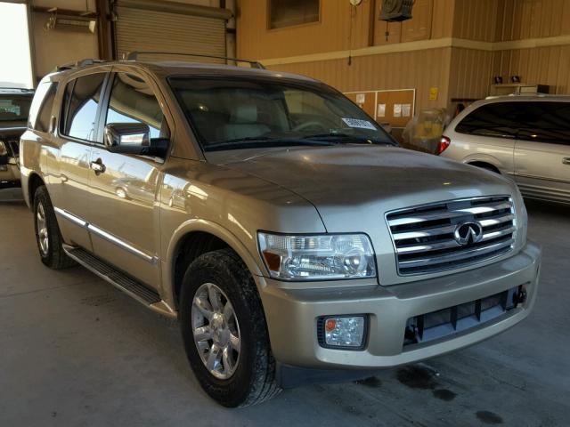 5N3AA08C55N801469 - 2005 INFINITI QX56 GOLD photo 1