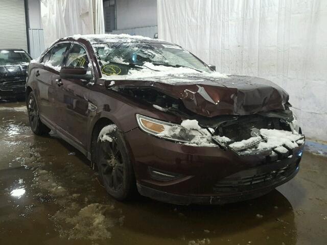 1FAHP2EW8AG114964 - 2010 FORD TAURUS SEL BURGUNDY photo 1