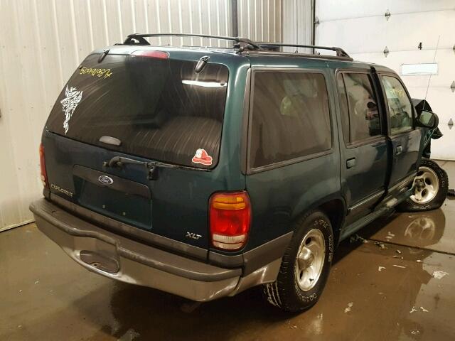 1FMZU32E9XZA87307 - 1999 FORD EXPLORER GREEN photo 4