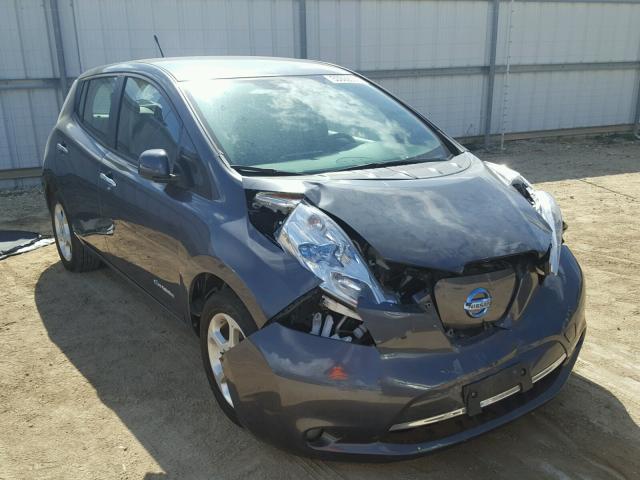 1N4AZ0CP8DC417055 - 2013 NISSAN LEAF S CHARCOAL photo 1